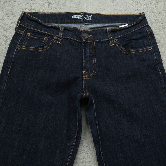 Old Navy Jeans Women's Size 6R Blue Low-Rise The Flirt Boot Denim 31.5" Inseam - Picture 12 of 16